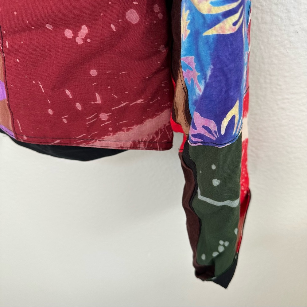 Colorful Patchwork Women's Jacket - Picture 10 of 14